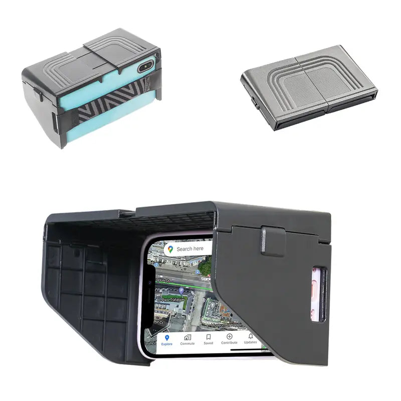 WANPOOL Sun Shade Visor for Mobile Phones & Remote Controllers Clear Visibility, Easy Setup