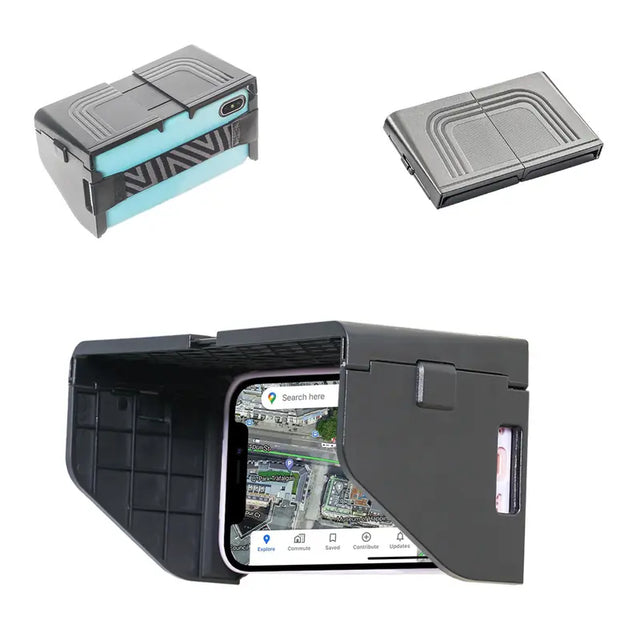 WANPOOL Sun Shade Visor for Mobile Phones & Remote Controllers Clear Visibility, Easy Setup